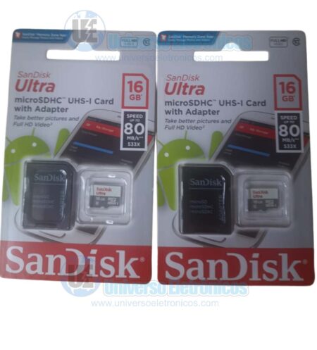 Cartão de Memória Sandisk Ultra 16 GB