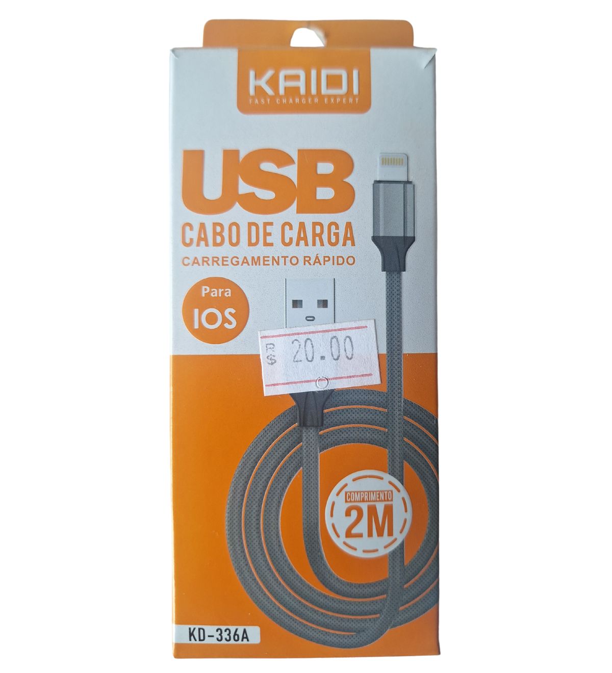 cabo usb kaidi para iphone